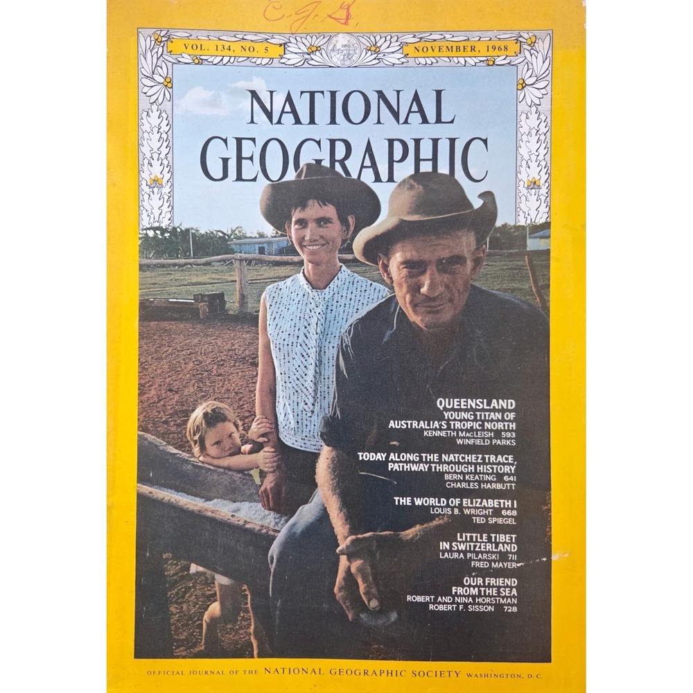 National Geographic Magazine November 1968